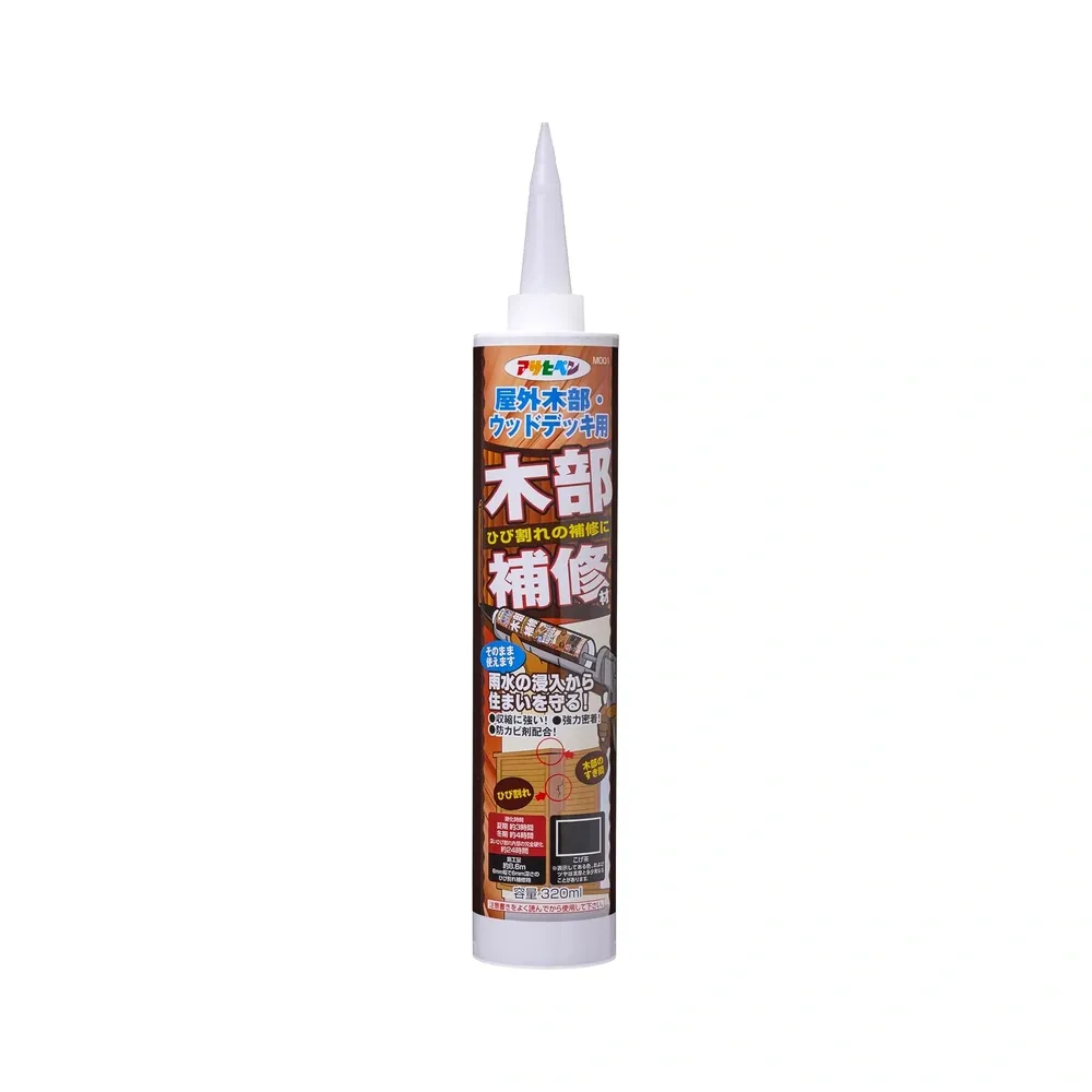 木器裂縫修補材(膠槍型) 單品包裝