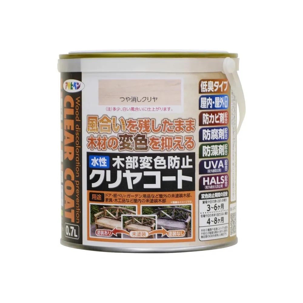 水性木材抗變色透明保護漆 單品包裝